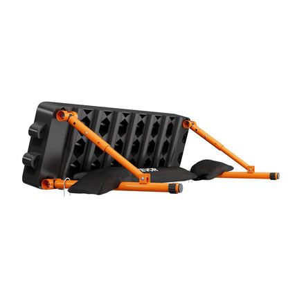 Soccer Rebounder Board, 950 x 250 mm Portable Soccer Rebound Wall, Dual Surface Sports Kick Back Trainer, 3 Adjustable Angles, Easy Setup Ball Practice Equipment for Passing & Reaction Skills