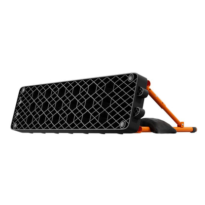 Soccer Rebounder Board, 950 x 250 mm Portable Soccer Rebound Wall, Dual Surface Sports Kick Back Trainer, 3 Adjustable Angles, Easy Setup Ball Practice Equipment for Passing & Reaction Skills