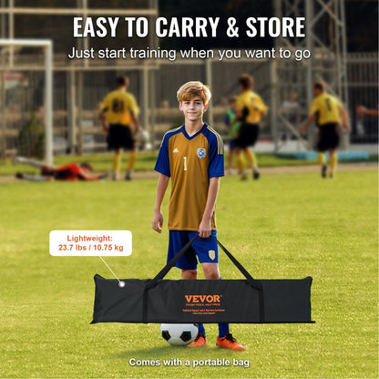 12x6M Iron Soccer Rebounder Net for Training, Practice, and Solo Play
