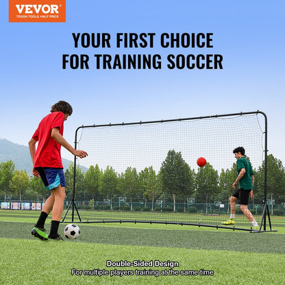 12x6M Iron Soccer Rebounder Net for Training, Practice, and Solo Play