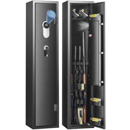 Biometric Rifle and Pistol Safe with Fingerprint Lock for Secure Storage