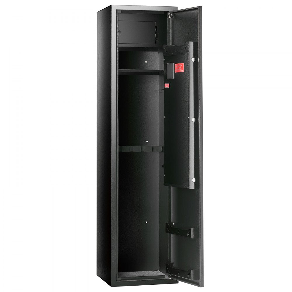 Gun Safe Rifle Safe with Fingerprint & Digital Keypad Lock for 6 Rifles