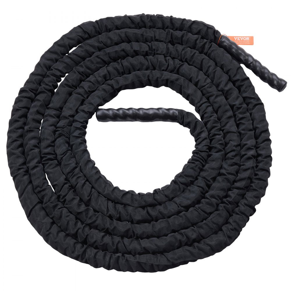 VEVOR Battle Rope 1.5" 30Ft Gym Workout Strength Training Exercise Fitness Rope