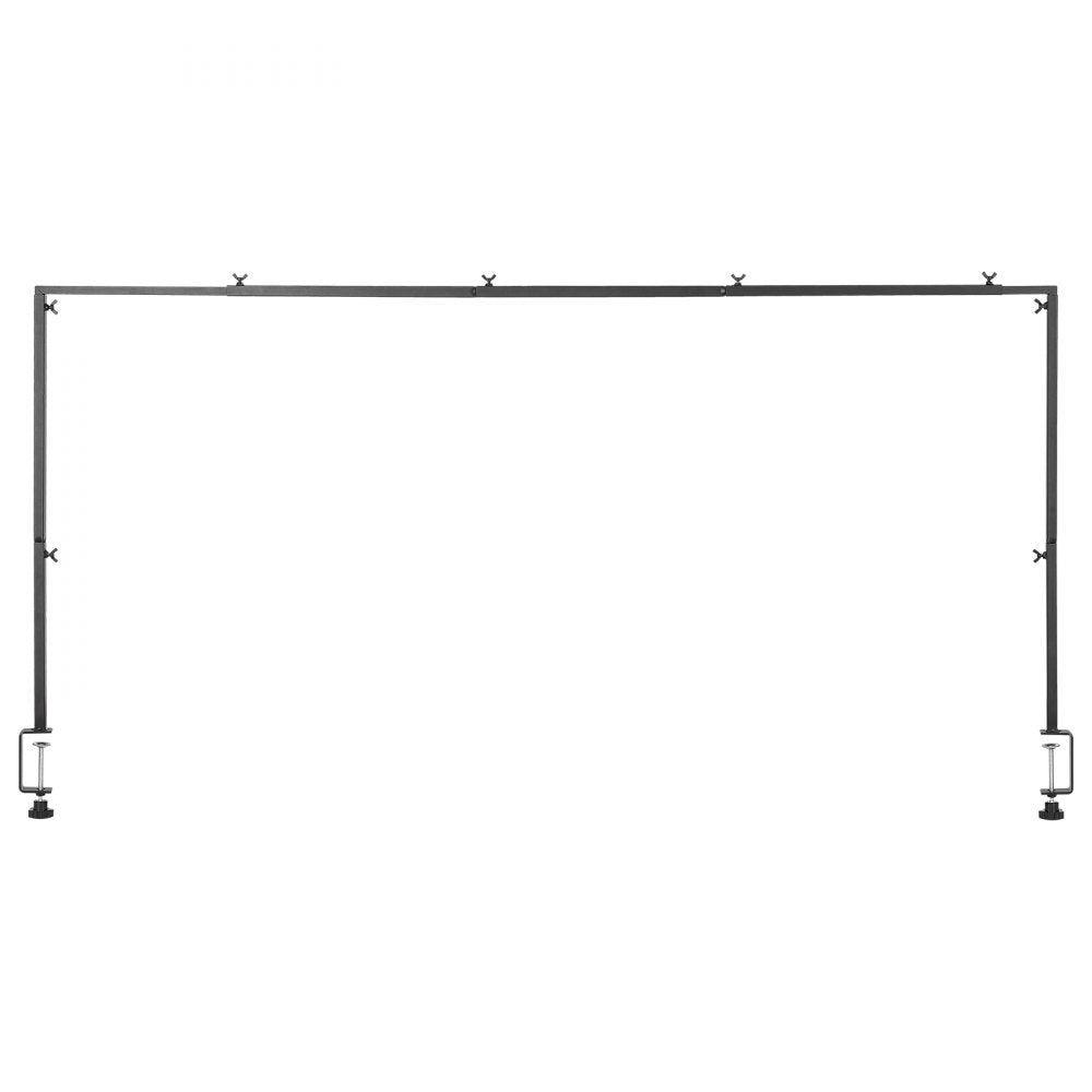VEVOR Over The Table Rod Stand Arch Frame 28-98 in Length Adjustable Clamp Decor