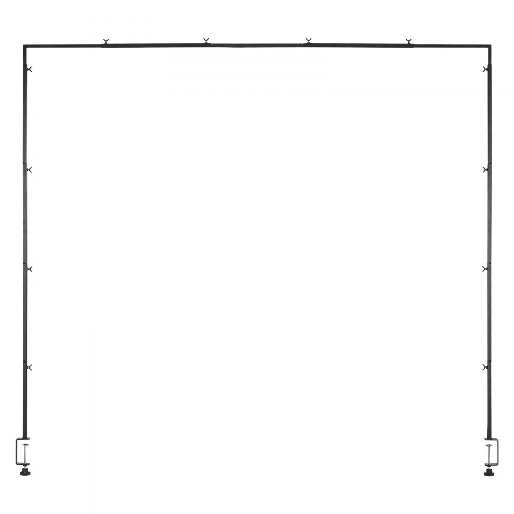 VEVOR Over The Table Rod Stand Arch Frame 28-98 in Length Adjustable Clamp Decor