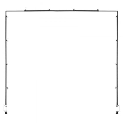 VEVOR Over The Table Rod Stand Arch Frame 28-98 in Length Adjustable Clamp Decor