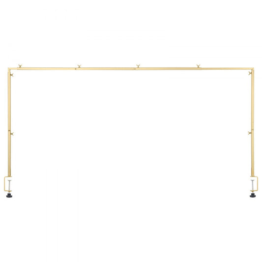VEVOR Over The Table Rod Stand with Clamp Party Arch Frame 28-98 in L Adjustable