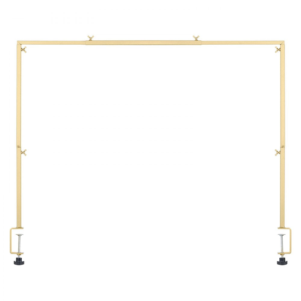 VEVOR Over The Table Rod Stand with Clamp Party Arch Frame 28-98 in L Adjustable