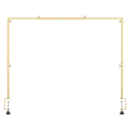 VEVOR Over The Table Rod Stand with Clamp Party Arch Frame 28-98 in L Adjustable