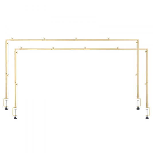VEVOR 2Pcs Over The Table Rod Stand with Clamp Arch Frame 28-98 in L Adjustable