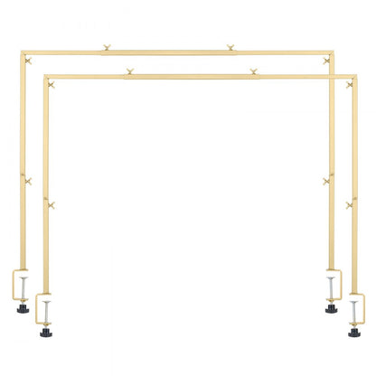 VEVOR 2Pcs Over The Table Rod Stand with Clamp Arch Frame 28-98 in L Adjustable