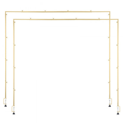VEVOR 2Pcs Over The Table Rod Stand with Clamp Arch Frame 28-98 in L Adjustable