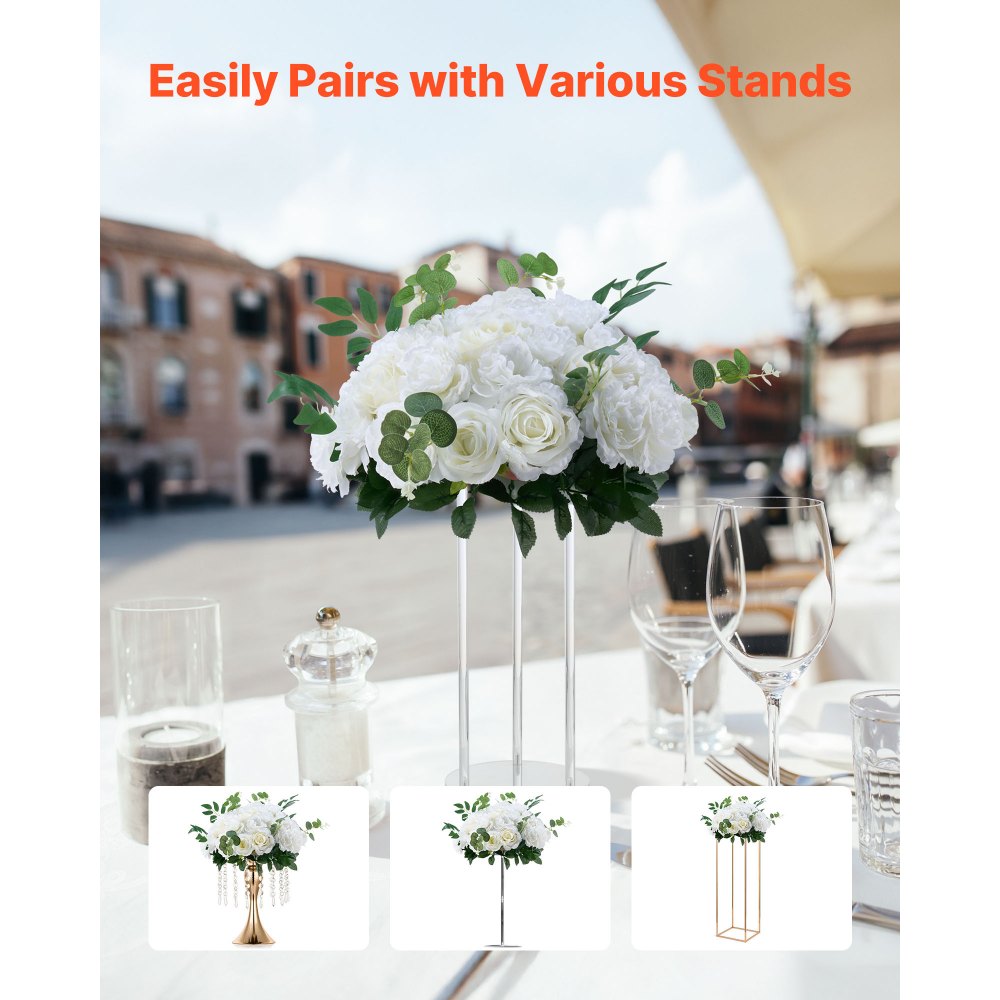 Flower Balls for Wedding Centerpieces 450 mm Flower Arrangement 10 PCS