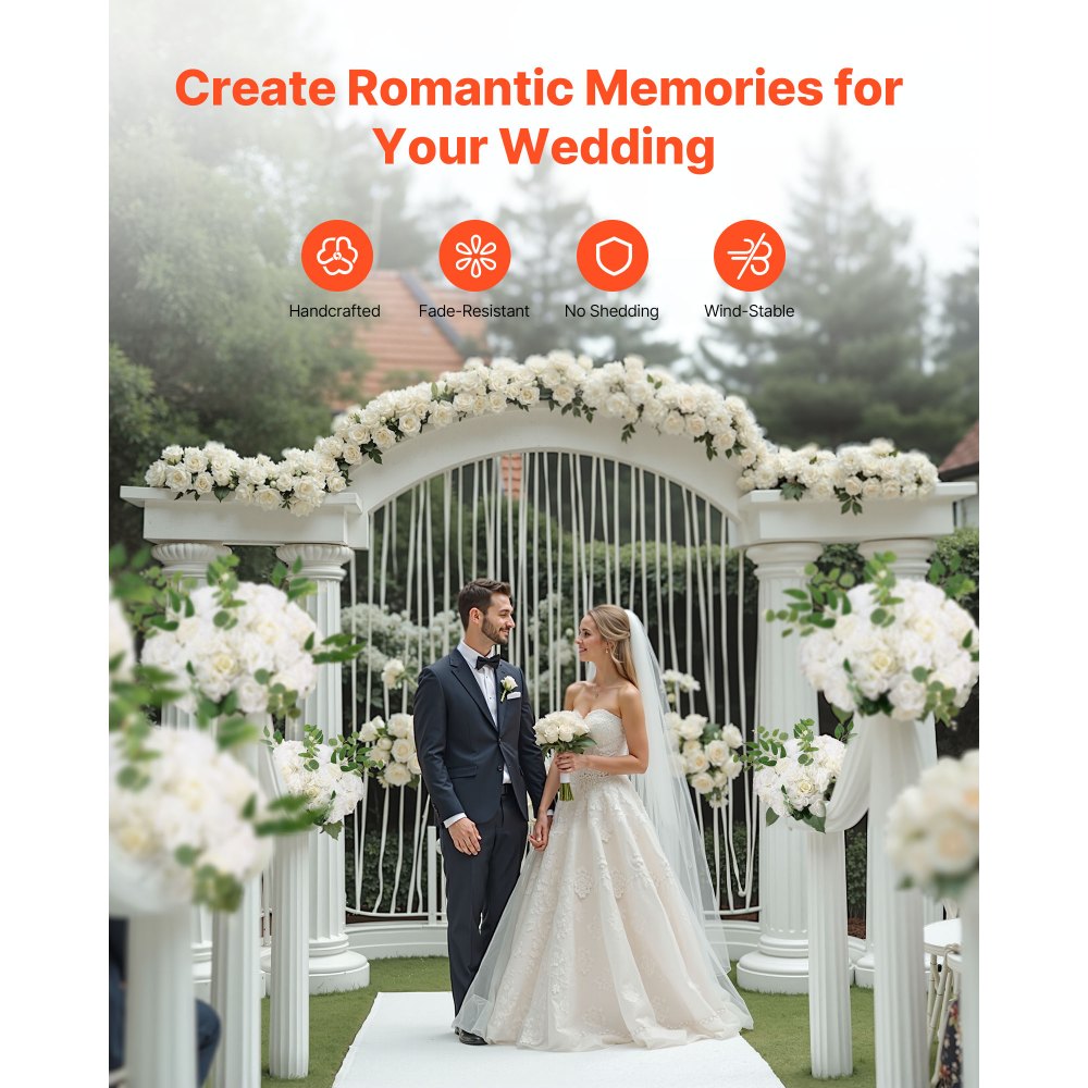 Flower Balls for Wedding Centerpieces 450 mm Flower Arrangement 10 PCS