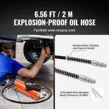 10,000 PSI Air Hydraulic Foot Pump, 0.69L Reservoir, for Industrial Use
