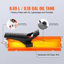 10,000 PSI Air Hydraulic Foot Pump, 0.69L Reservoir, for Industrial Use