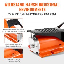 10,000 PSI Air Hydraulic Foot Pump, 0.69L Reservoir, for Industrial Use