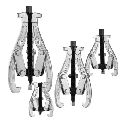 Heavy-Duty 3-Jaw Gear Puller Set, 0.07m to 0.2m, 4-Piece Adjustable Kit