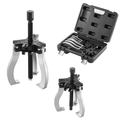 Adjustable 3 Jaw Gear Puller Set, 0.08m & 0.18m for Bearings and Flywheels
