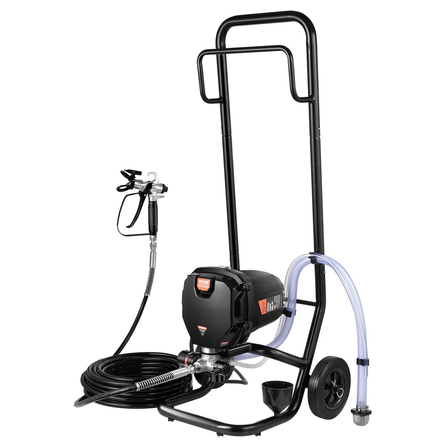 VEVOR Stand Airless Paint Sprayer, 750W 3000PSI High Efficiency Electric Airless