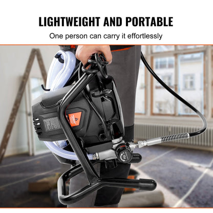 750W 3000PSI Electric Airless Paint Sprayer for Home and Furniture Projects