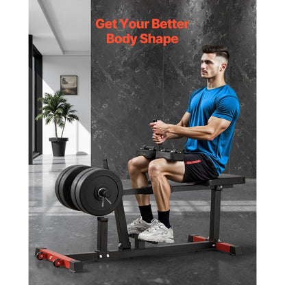 VEVOR Seated Calf Machine Calf Raise Equipment Seated Leg Exercise Home Gym