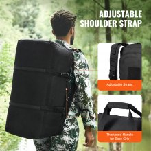 100L Tactical Gym Bag with Molle System, Waterproof and Durable Design