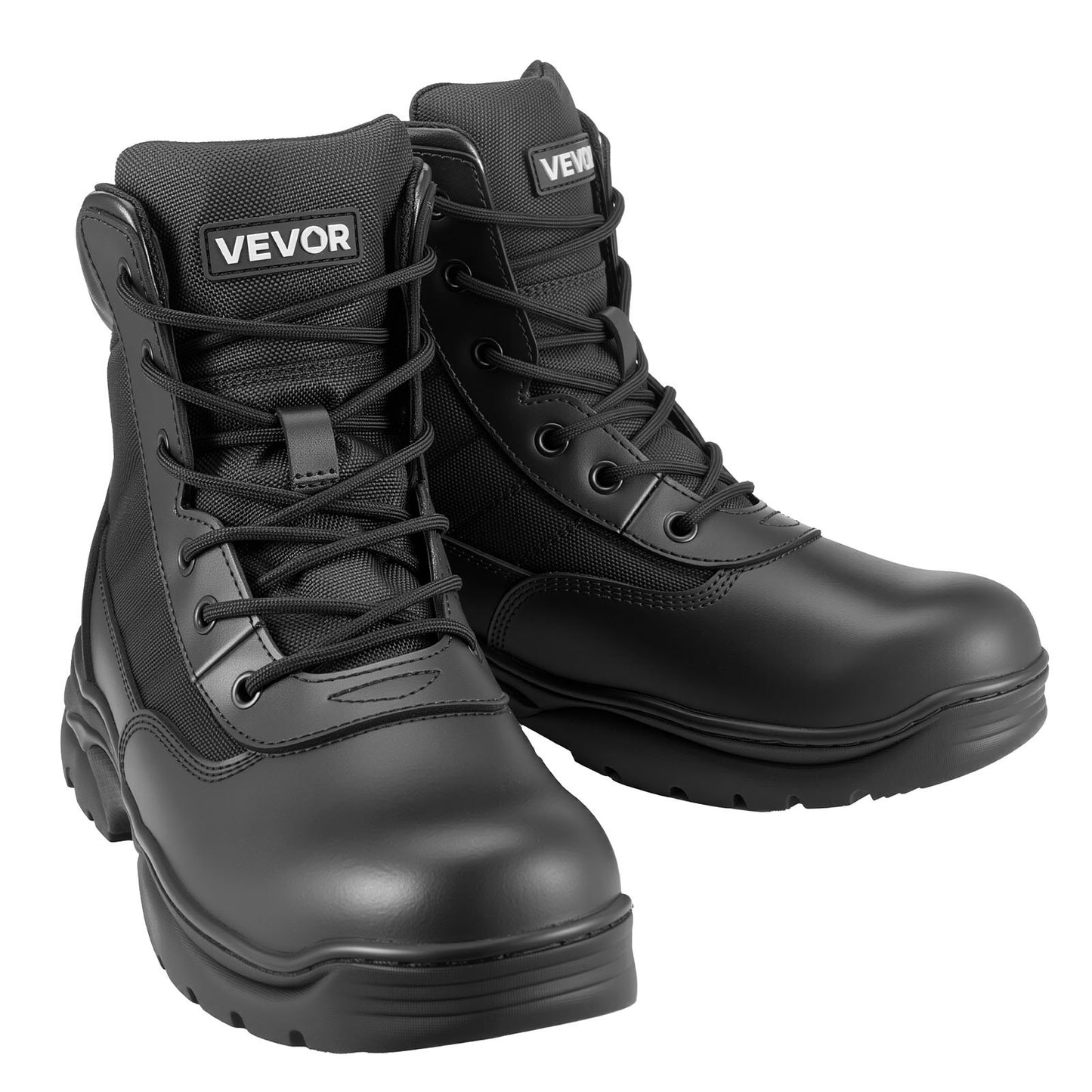 Men's Military Tactical Boots, 152.4 mm Combat Hiking Work Boots, Lightweight & Breathable & Sturdy Mens Motorcycle Interceptor Trooper Boot, for Outdoor Security Mountaineering, UK Size 10