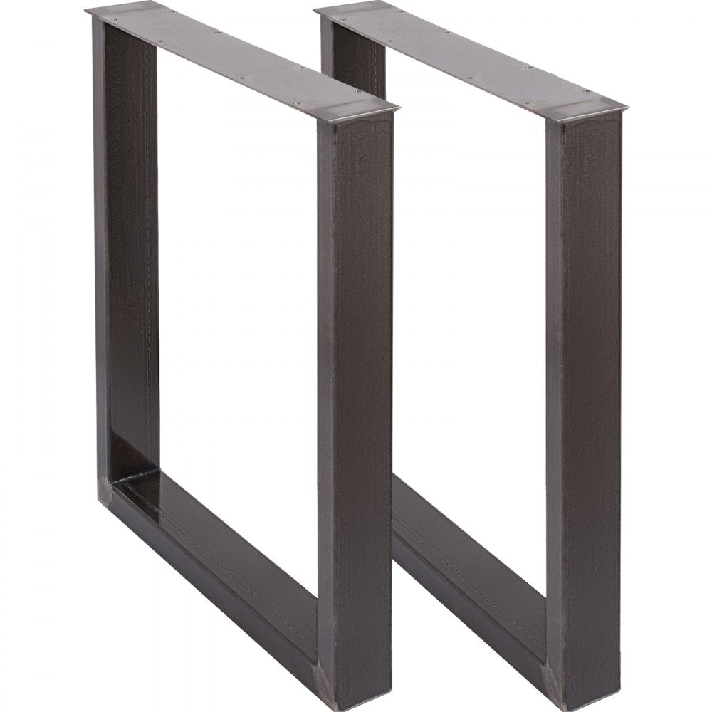 Clear Coat Table Legs Frame Steel Dining Table Desk 72 x 60 CM