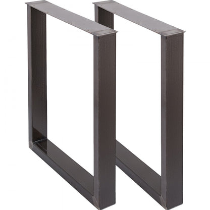 Clear Coat Table Legs Frame Steel Dining Table Desk 72 x 60 CM