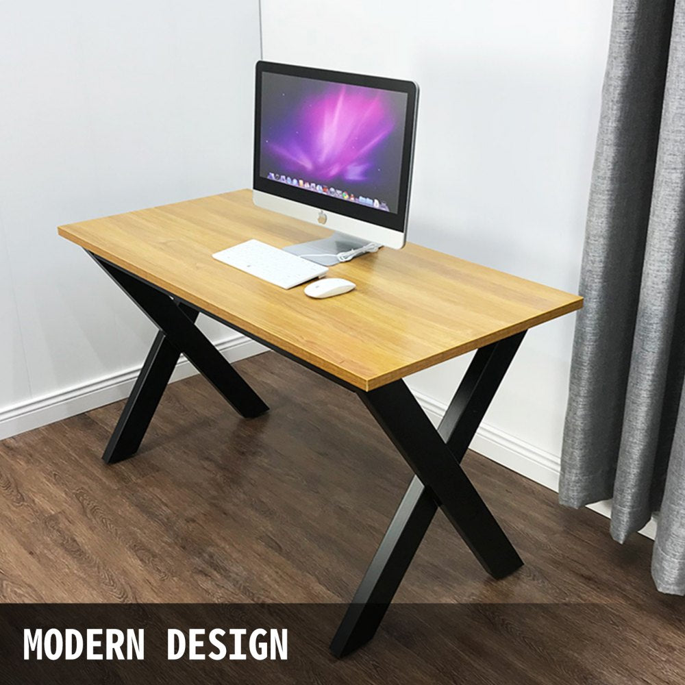Black Table Legs X-frame Steel Dining Table Desk 720X760MM