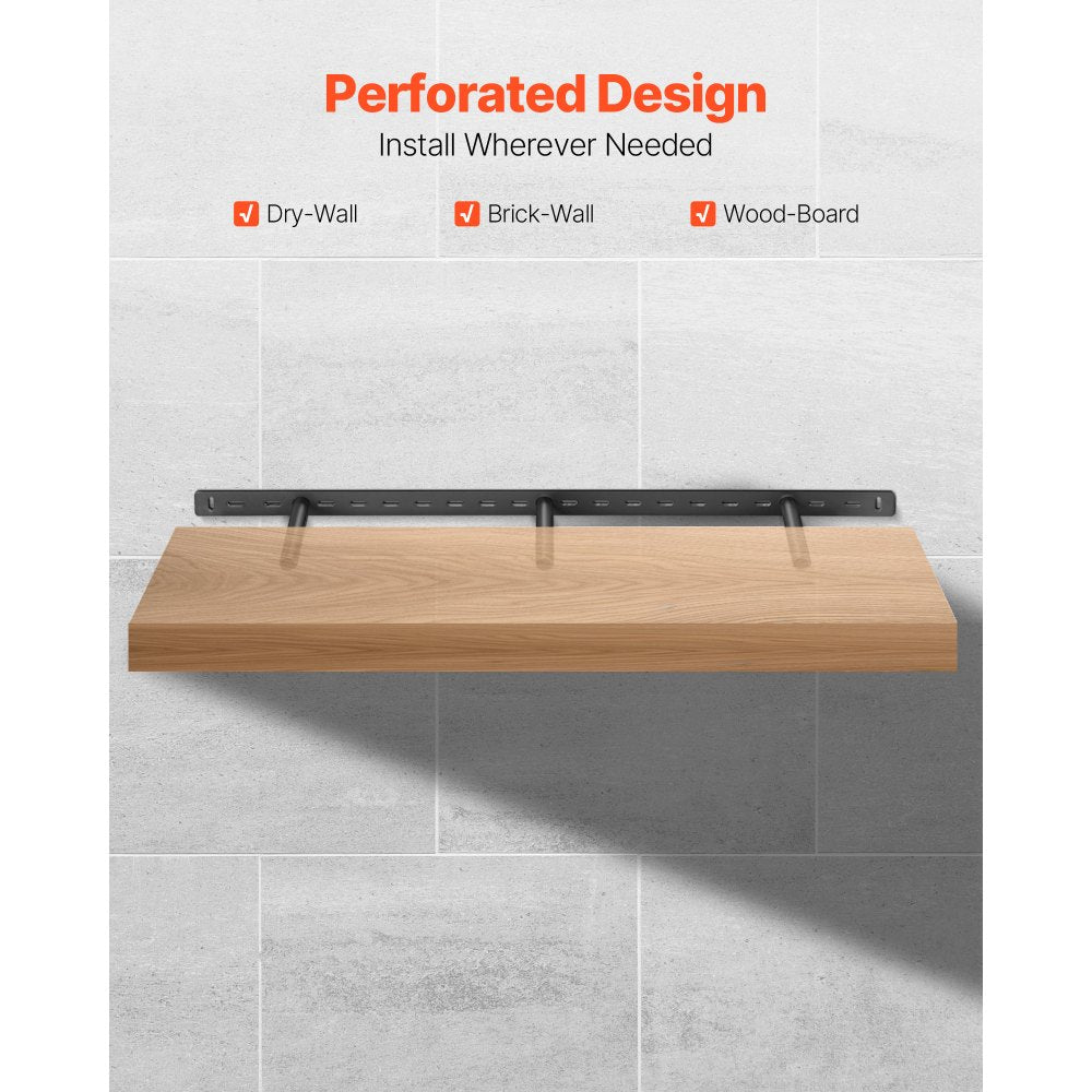 1 Pack Shelf Bracket 34 inch / 863.6 mm Heavy Duty Floating Shelf Bracket