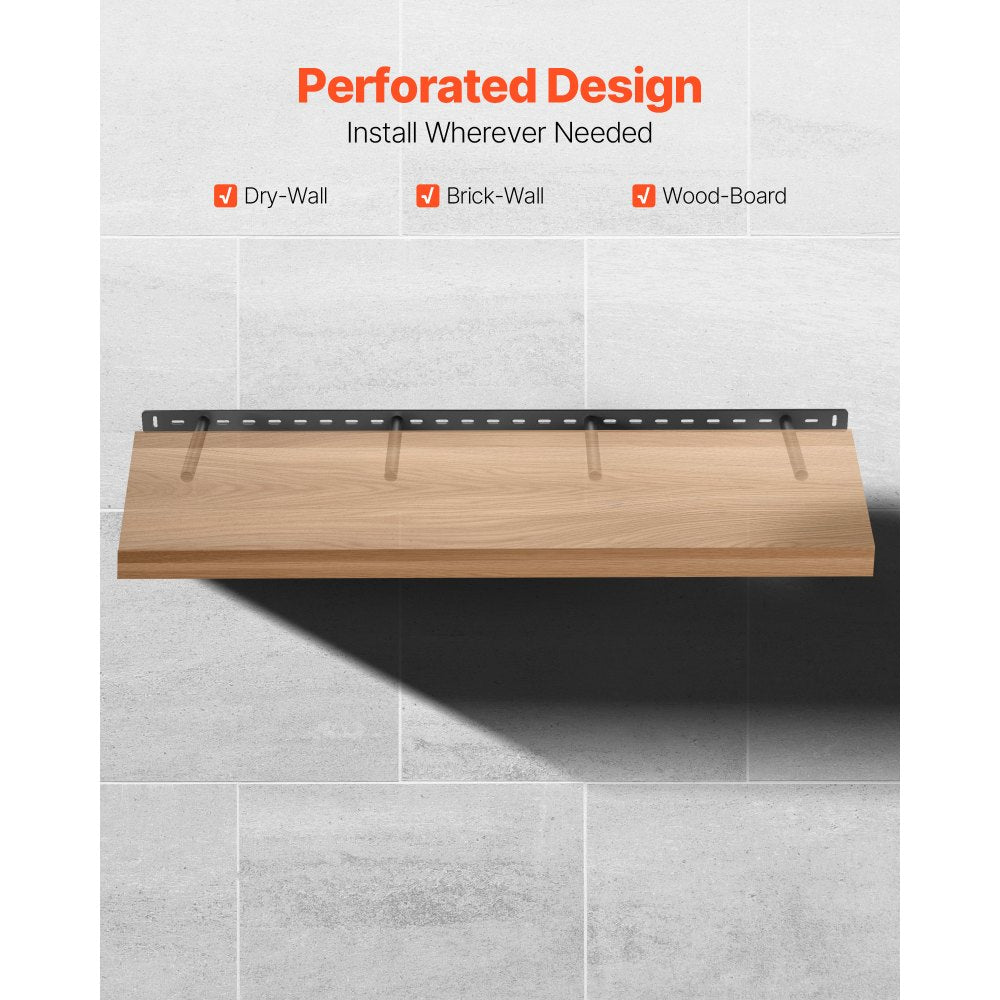 1 Pack Shelf Bracket 43 inch / 1092.2 mm Heavy Duty Floating Shelf Bracket