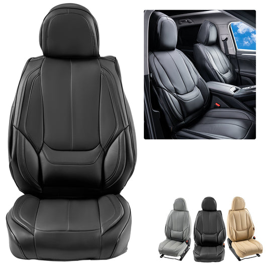 VEVOR Seat Covers, Universal Car Seat Covers Front Seats, 6pcs Faux Leather Seat
