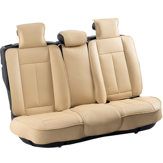 VEVOR Seat Covers, Universal Car Seat Covers Full Set Seats, Front and Rear Seat, 13pcs Faux Leather Seat Cover, Full Enclosed Design, Detachable Headrest and Airbag Compatible, for Most Car SUV Truck