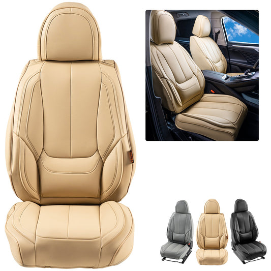 VEVOR Seat Covers, Universal Car Seat Covers Front Seats, 6pcs Faux Leather Seat