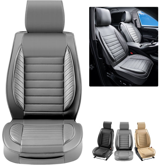 VEVOR Seat Covers, Universal Car Seat Covers Front Seats, 2pcs Faux Leather Seat
