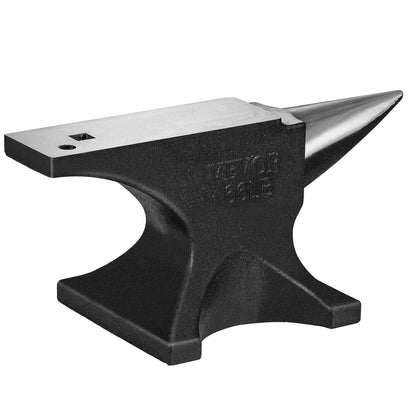 VEVOR Single Horn Anvil, 66Lbs Cast Steel Anvil, High Hardness Rugged Round Horn