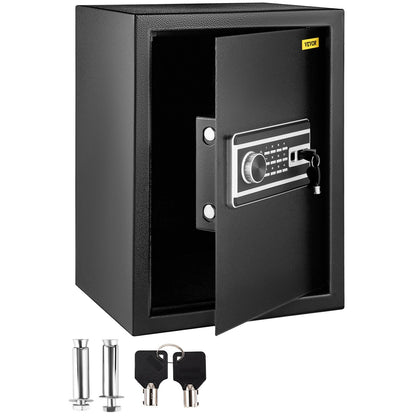 2.1 CU.FT Fingerprint Safe with Digital Keypad & Key Lock for Home & Office