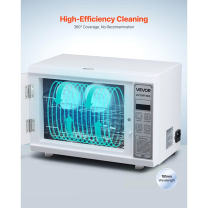 VEVOR Nail Tool Cleaning Machine 12L Large Capacity Tool Cleaner Various Modes