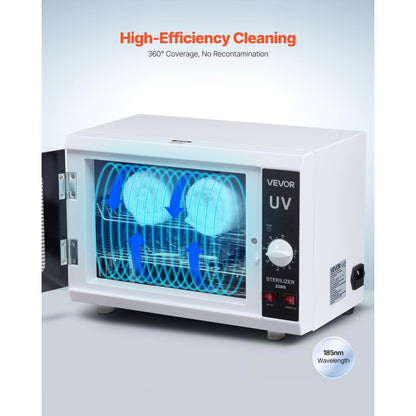 VEVOR Nail Tool Cleaning Machine 12L Large Capacity Knob Control Tool Cleaner