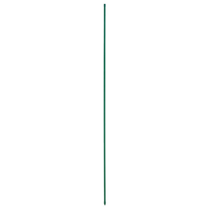 Garden Stakes, 50 Pack, 1170 mm, Plastic Coated Metal Tomato Stakes, Garden Sticks for Plants Support, with Pointed End and Non-Slip Bumps for Growing Climbing Plants, Outdoor Vegetables