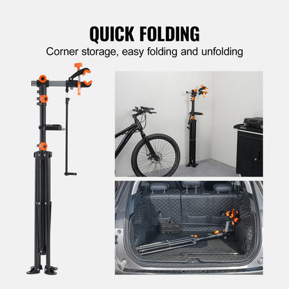 VEVOR Bike Repair Stand, 36.3 kg Heavy-duty Steel Bicycle Repair Stand, Adjustable