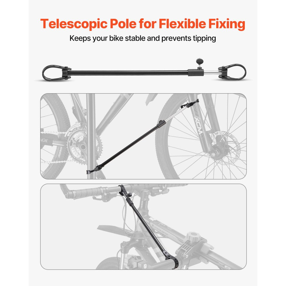VEVOR Bike Repair Stand 29.9 kg Adjustable Bicycle Maintenance Rack with Tray