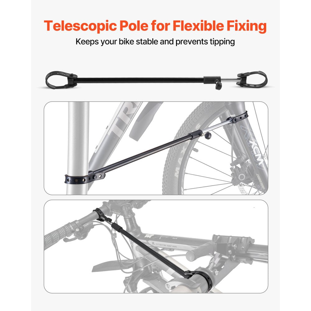 Bike Repair Stand 49.9 kg Adjustable Bicycle Maintenance Rack with Tray