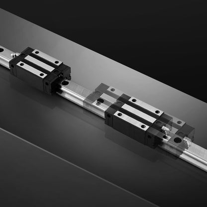 Linear Rail Guide Kit, HGR20, 2Pcs 2000 mm (78.74 inch) Linear Motion Rails and 4Pcs Bearing Slide Blocks, Anti Rust and High Precision Kit, for DIY, CNC Routers, Lathes, Mills, 3D Printers
