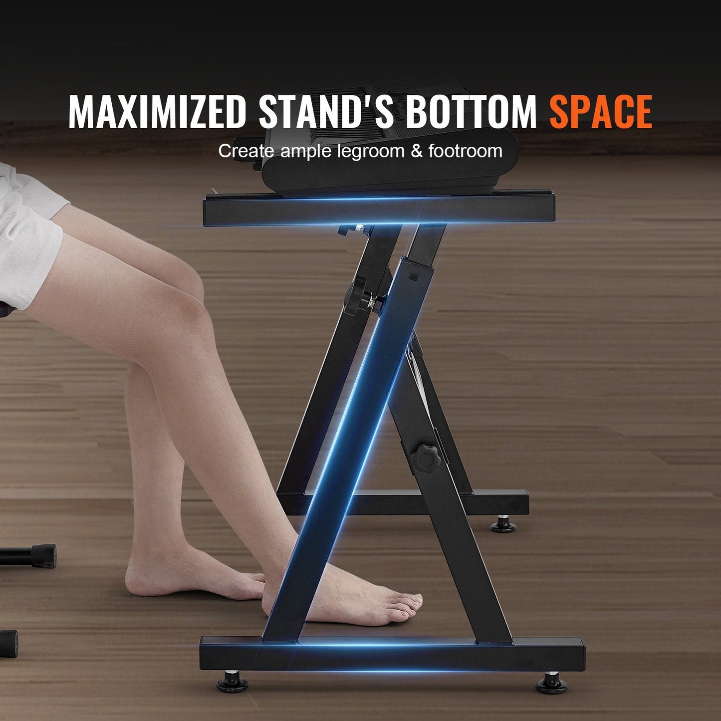 Heavy-Duty Z Style Digital Piano Stand, Adjustable for 54-88 Keyboards