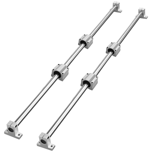 VEVOR Linear Guide Rail Set, SFC20 1200mm, 2 PCS 39.4 in/1000 mm SFC20 Guide Rails
