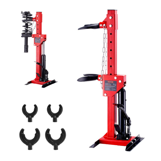 VEVOR Strut Spring Compressor, 4.5 Ton/9920 LBS Hydraulic Jack Capacity, 1 Ton Rated