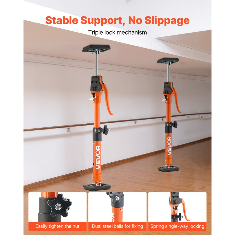 2Pcs Cabinet Jack Support Pole 40-60 cm Telescopic Quick Support Rod